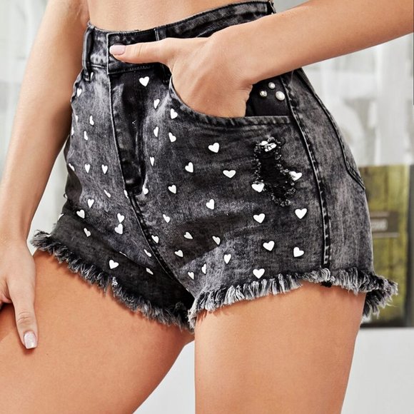 Vintage WAsh Denim shorts - Picture 2 of 5